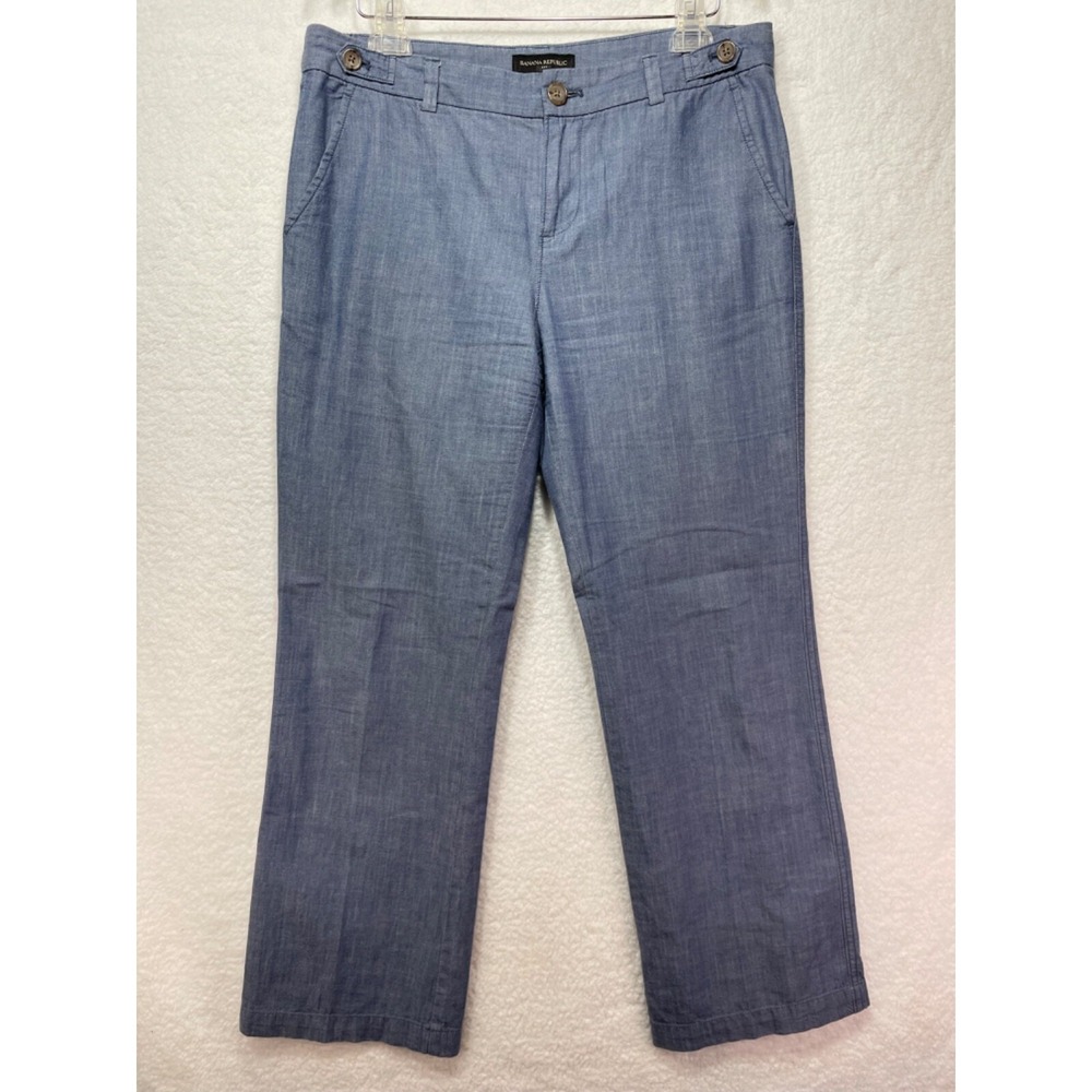 Banana Republic Womens size 6 Straight Pants 100% Cotton